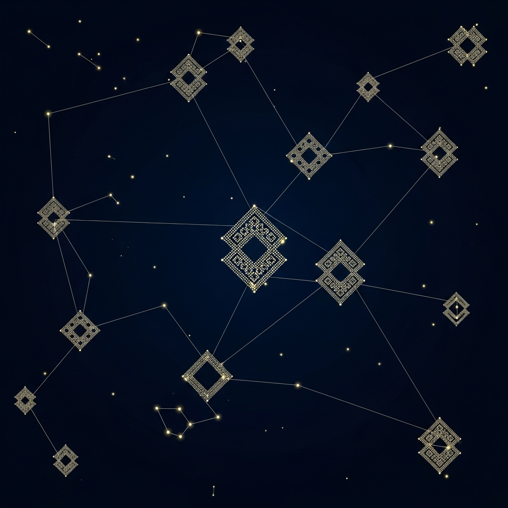 Bedouin Constellation Map