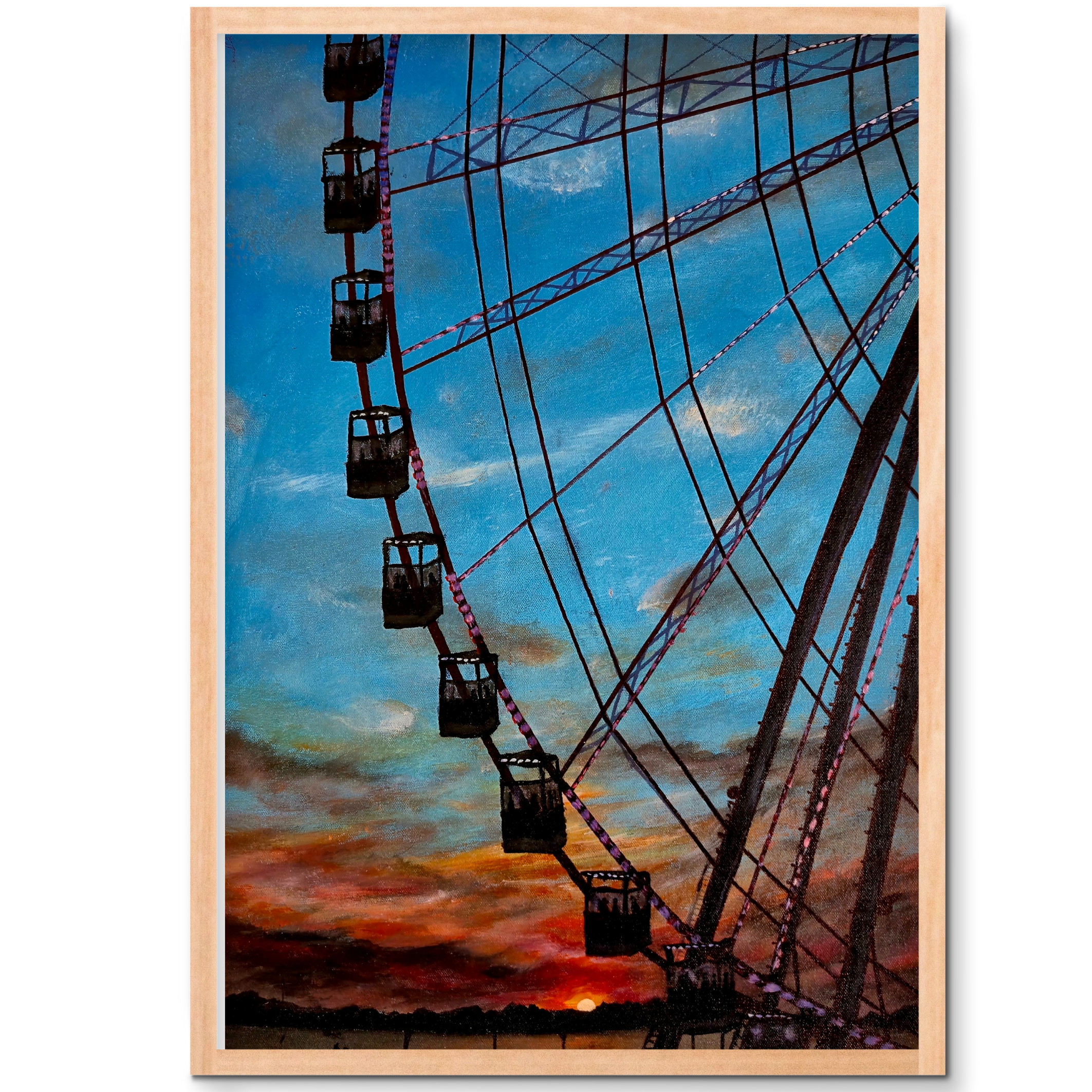 The Ferris Wheel at Dusk
