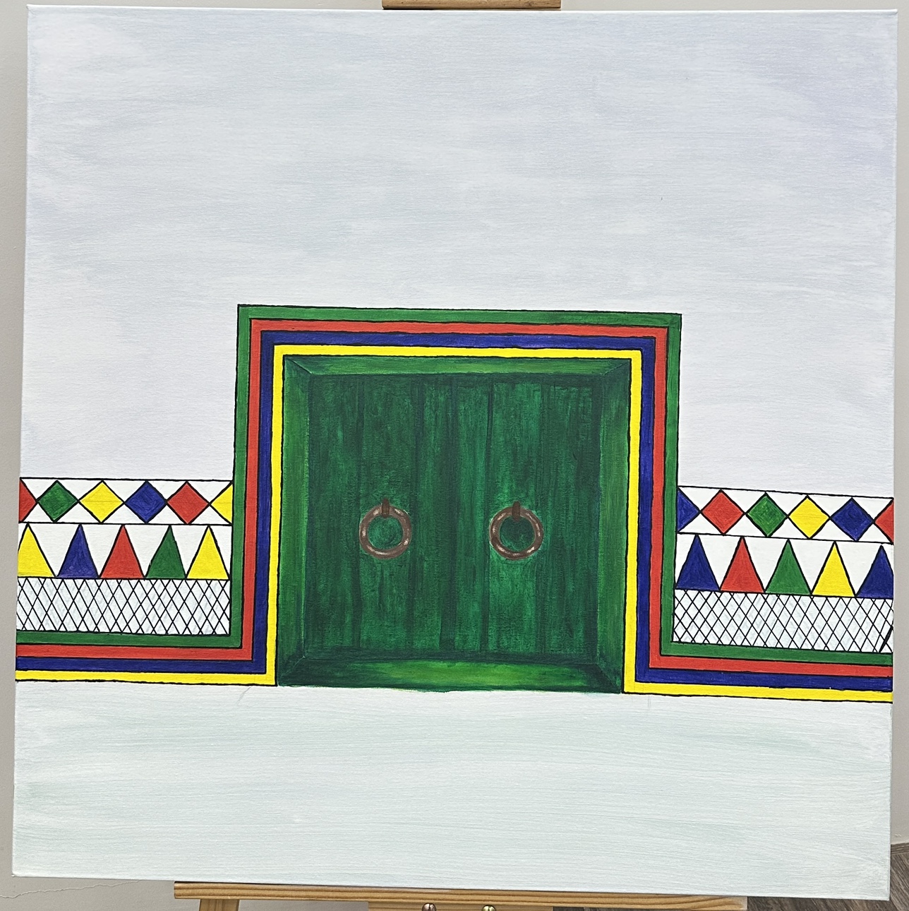 Southern Saudi Heritage in a Painting