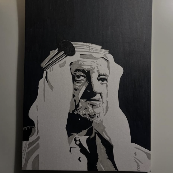 (King Faisal bin Abdulaziz's Portrait)